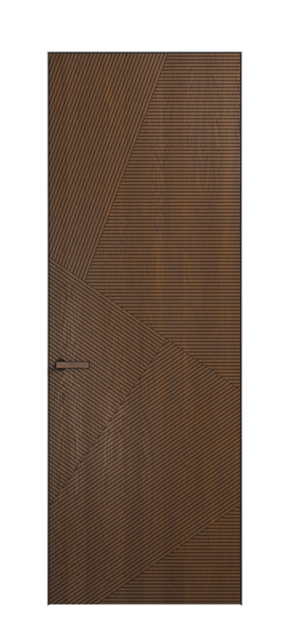 Межкомнатная дверь Вельвет 8213 Дуб каштановый матовый. Цена 166169  | Volhovec