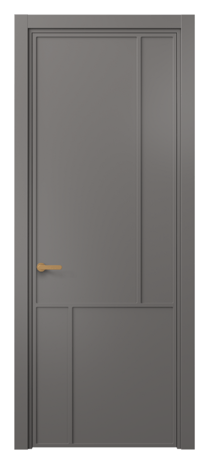 Межкомнатная дверь Фрэйм 8606 Матовый классический серый  Цена 57199 ₽ | Volhovec
