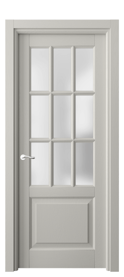 Межкомнатная дверь Лигнум 0748 Дуб тёплый серый Сатинированное стекло Цена 162599 ₽ | Volhovec