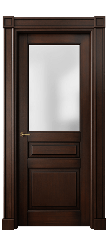 Межкомнатная дверь Тоскана Плано 6304 Бук тёмный с патиной Сатинированное стекло Цена 153759 ₽ | Volhovec