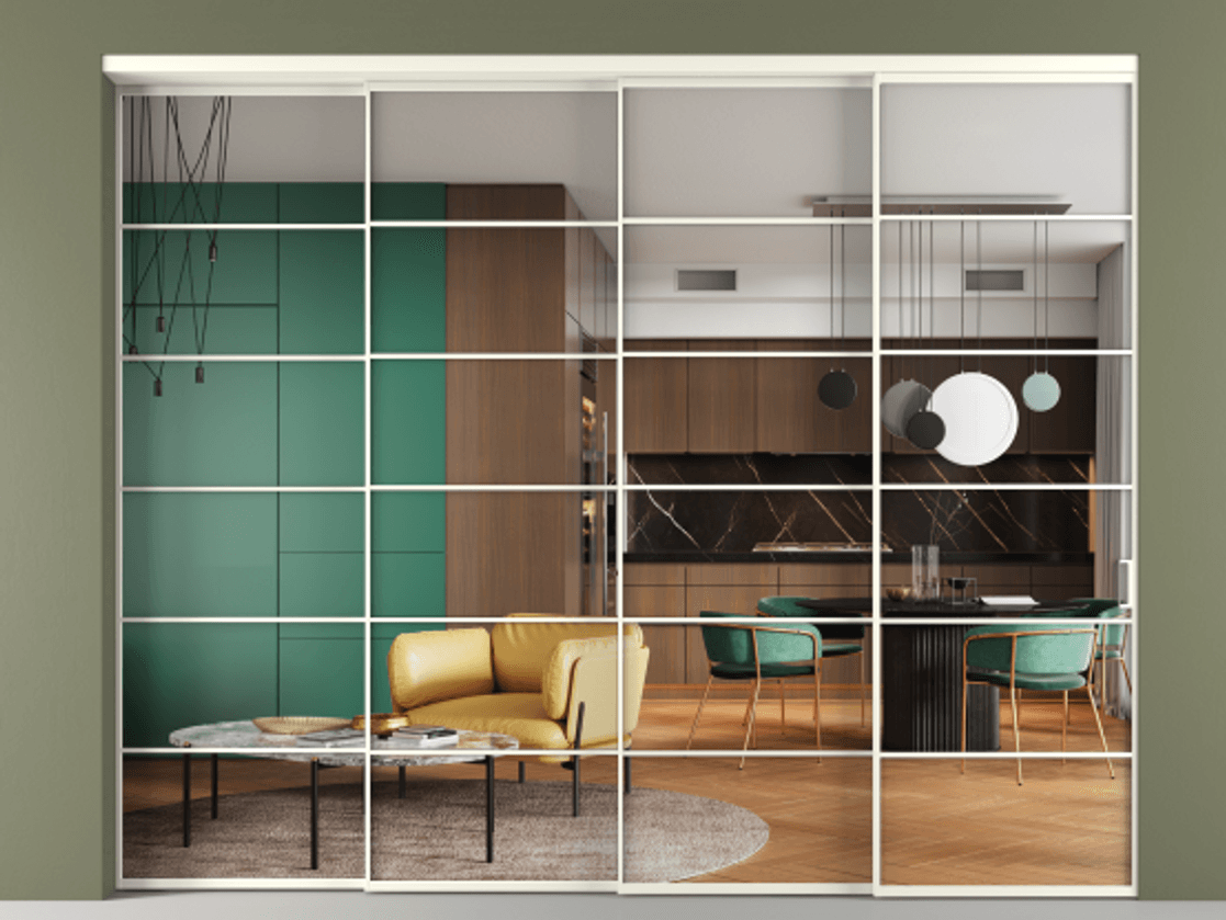 Перегородка Formato внутри проёма телескопик синхро-3 #VENDORCODE# #FURNISH# #GLASS# Цена #PRICE# #CURRENCY# | Volhovec