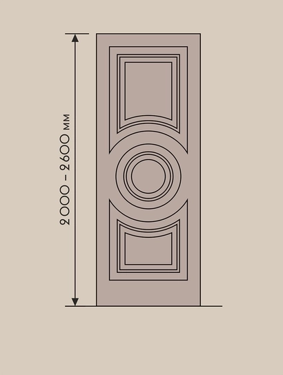 Высокие двери