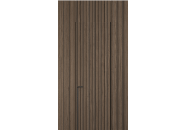 Панели для отделки стен Стеновая панель Фрезерованные Дуб серый матовый рифт. Цвет Дуб серый матовый рифт. Материал Радиальный шпон НатурВуд. Коллекция Фрезерованные. Картинка.