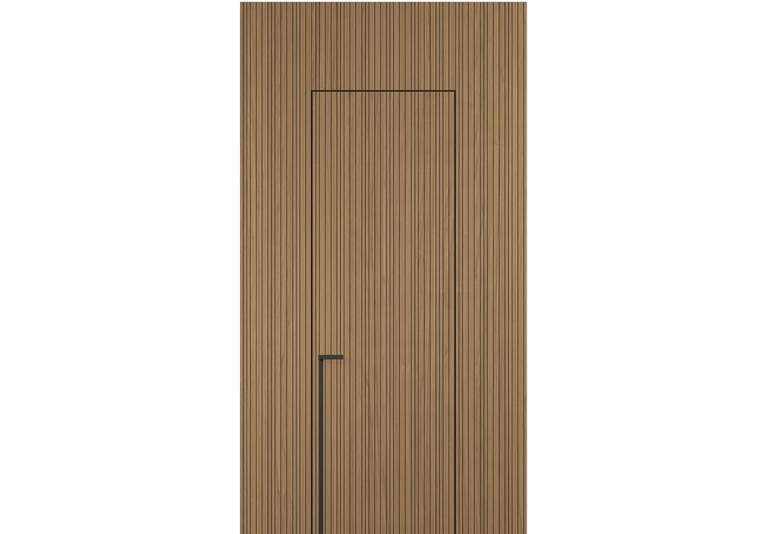 Панели для отделки стен Стеновая панель Фрезерованные Дуб миндальный матовый рифт. Цвет Дуб миндальный матовый рифт. Материал Радиальный шпон НатурВуд. Коллекция Фрезерованные. Картинка.