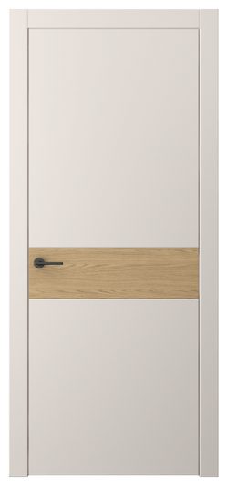 Дверь межкомнатная АКП 4221 ПЭТБ. Цвет ПЭТ тёплый-белый. Материал ПЭТ. Коллекция Фридом. Картинка.