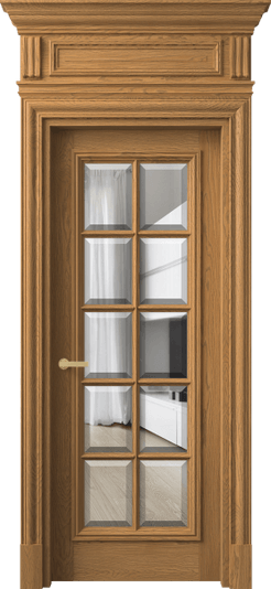 Дверь межкомнатная 7310 ДСЛ.М ПРОЗ Ф. Цвет Дуб солнечный матовый. Материал Массив дуба матовый. Коллекция Антик. Картинка.