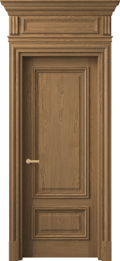 Дверь межкомнатная 7307 ДМС.М. Цвет Дуб мускатный матовый. Материал Массив дуба матовый. Коллекция Антик. Картинка.