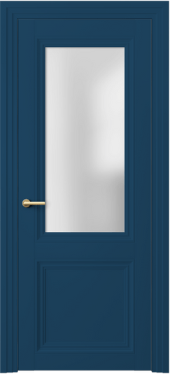 Дверь межкомнатная 2524 Зелёно-синий RAL 5001. Цвет RAL Зелёно-синий RAL 5001. Материал Гладкая эмаль. Коллекция Центро. Картинка.