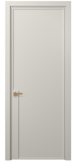 Дверь межкомнатная 8603 МОС . Цвет Матовый облачно-серый. Материал Гладкая эмаль. Коллекция Фрэйм. Картинка.
