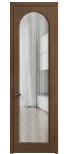 Дверь межкомнатная 6804 БТМ MORU. Цвет Бук тёмный матовый. Материал Массив бука матовый. Коллекция Палаццо. Картинка.