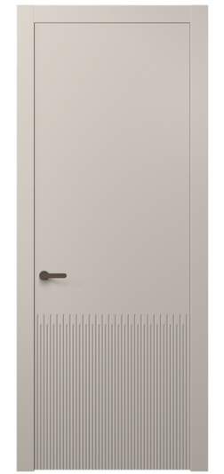 Дверь межкомнатная АКП 8626 МСБЖ. Цвет Матовый светло-бежевый. Материал Гладкая эмаль. Коллекция Дюна. Картинка.