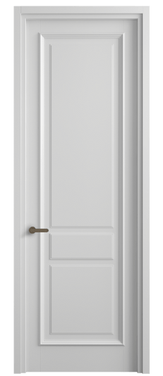 Дверь межкомнатная 6777 МБЛ. Цвет Матовый белоснежный. Материал Гладкая эмаль. Коллекция Шарм. Картинка.