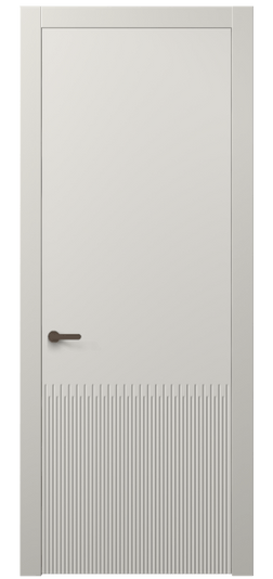 Дверь межкомнатная АКП 8626 МТСР. Цвет Матовый тёплый серый. Материал Гладкая эмаль. Коллекция Дюна. Картинка.