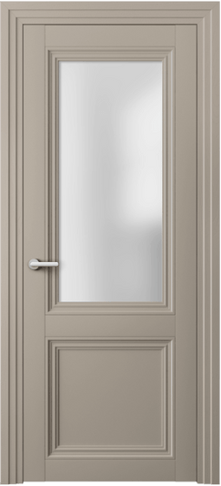 Дверь межкомнатная 2524 МБСК САТ. Цвет Матовый бисквитный. Материал Гладкая эмаль. Коллекция Центро. Картинка.