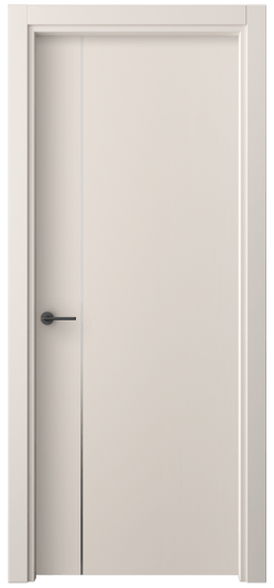 Дверь межкомнатная 4201 ПЭПБ. Цвет ПЭТ пудровый бежевый. Материал ПЭТ. Коллекция Фридом. Картинка.