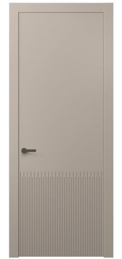 Дверь межкомнатная 8626 МБСК . Цвет Матовый бисквитный. Материал Гладкая эмаль. Коллекция Дюна. Картинка.