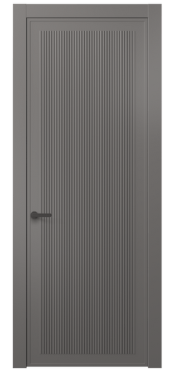Дверь межкомнатная 8622 МКЛС . Цвет Матовый классический серый. Материал Гладкая эмаль. Коллекция Дюна. Картинка.