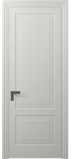 Дверь межкомнатная АКП 8351 МССР. Цвет Матовый светло-серый. Материал Гладкая эмаль. Коллекция Рокка. Картинка.