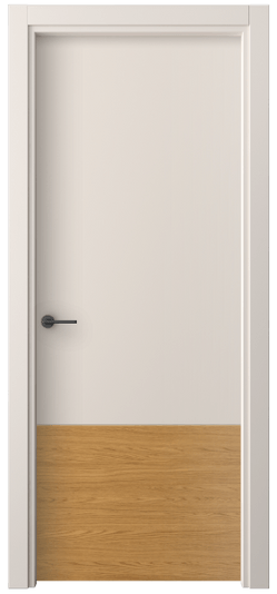 Дверь межкомнатная 4229 ПЭПБ. Цвет ПЭТ пудровый бежевый. Материал ПЭТ. Коллекция Фридом. Картинка.