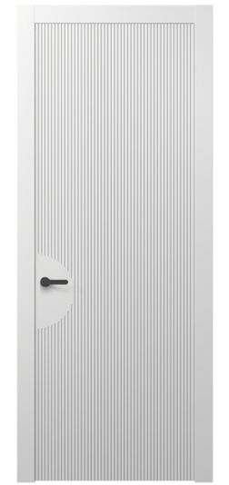 Дверь межкомнатная АКП 8624 МБЛ. Цвет Матовый белоснежный. Материал Гладкая эмаль. Коллекция Дюна. Картинка.