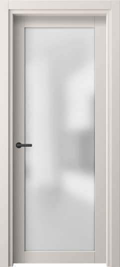 Дверь межкомнатная 2102 ПЭТБ САТ. Цвет ПЭТ тёплый-белый. Материал ПЭТ. Коллекция Нео. Картинка.