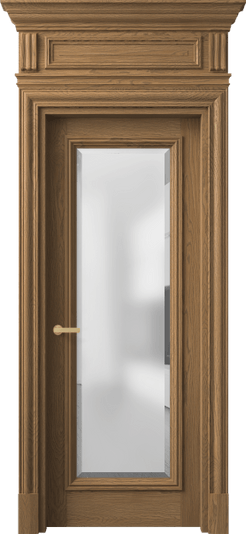 Дверь межкомнатная 7300 ДМС.М САТ-Ф. Цвет Дуб мускатный матовый. Материал Массив дуба матовый. Коллекция Антик. Картинка.