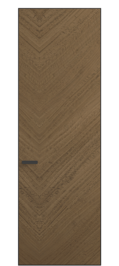 Дверь межкомнатная 0201 ЭВКМФ Эвкалипт кофейный матовый фризе. Цвет Эвкалипт кофейный матовый фризе. Материал Шпон эвкалипта НатурВуд. Коллекция Рифт. Картинка.
