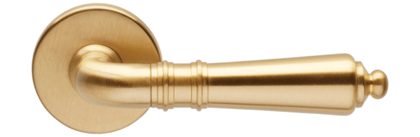 Ручки для дверей Ручка дверная Даниэла. Цвет Матовое золото. Коллекция Даниэла. Картинка.