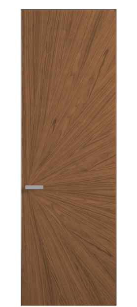 Дверь межкомнатная 0206 ОУММР Орех умбра матовый. Цвет Орех умбра матовый рифт. Материал Радиальный шпон НатурВуд. Коллекция Рифт. Картинка.
